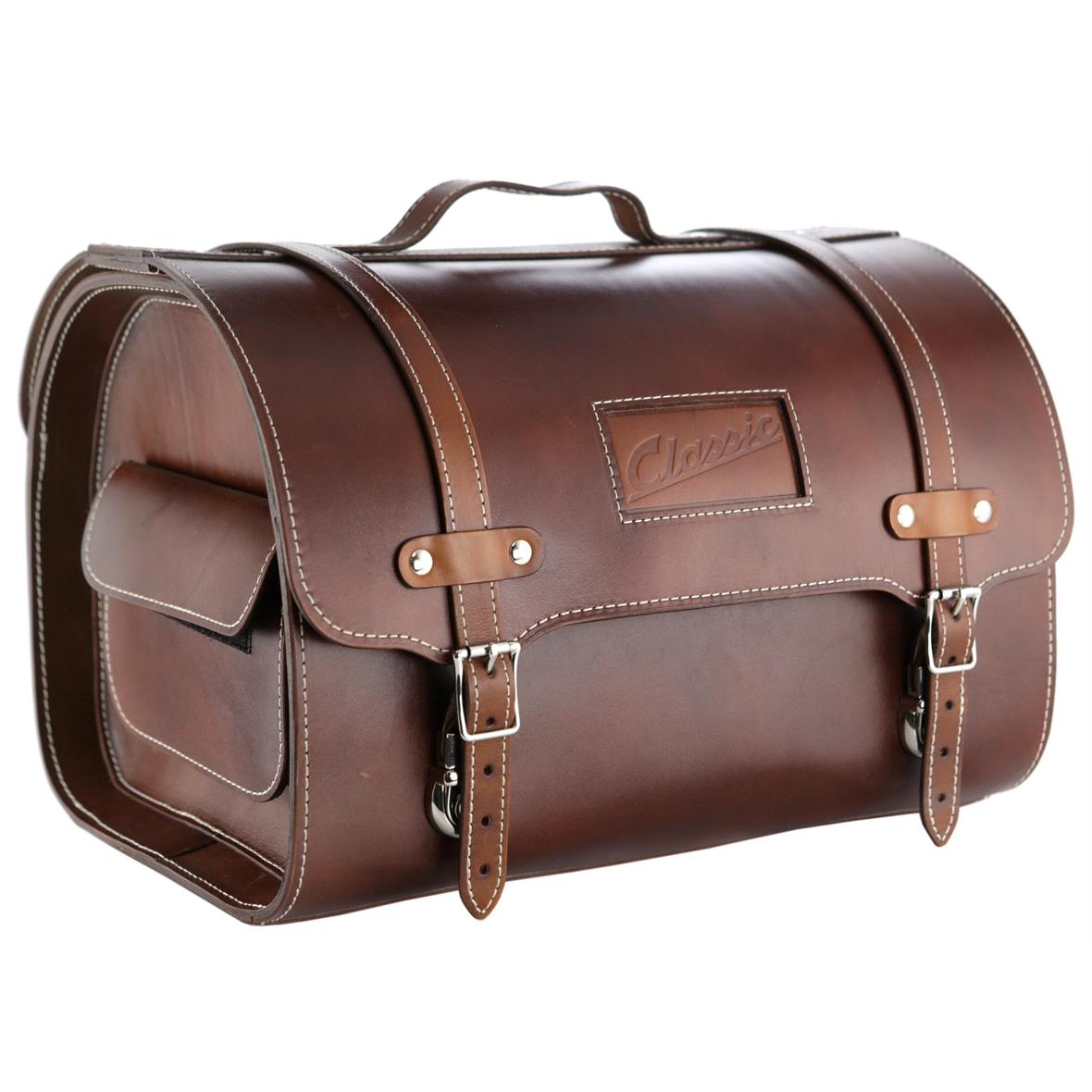 Leather case "Classic" for Vespa - brown