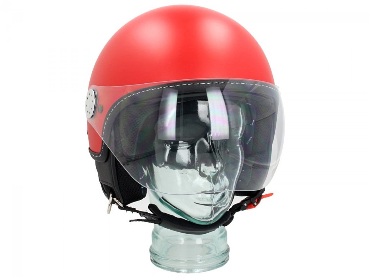 Vespa jet helmet Visor 3.0 red profondo