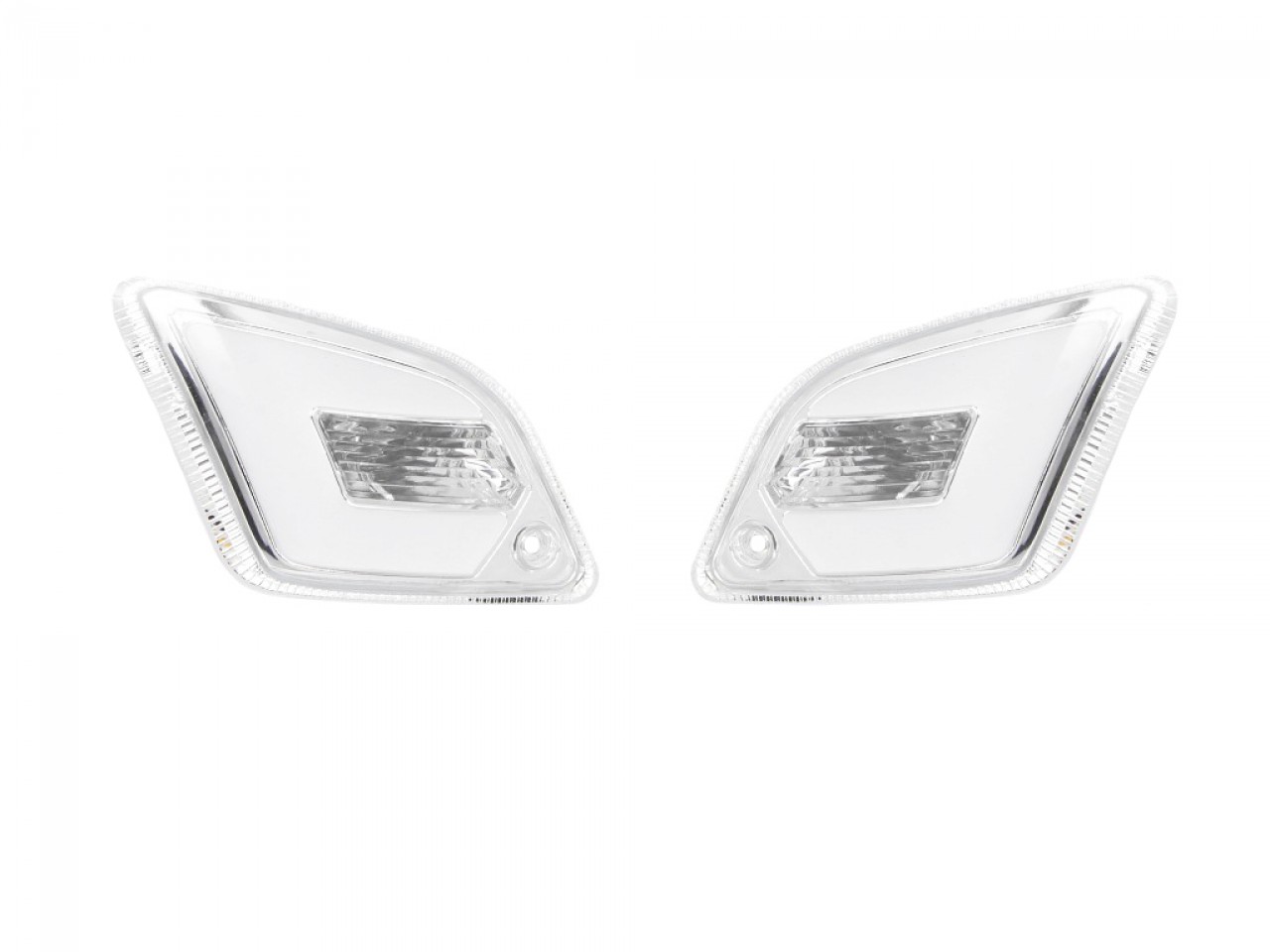 LED turn signal set rear, clear for Vespa GT, GTL, GTV, GTS 125-300 (2014-2018)