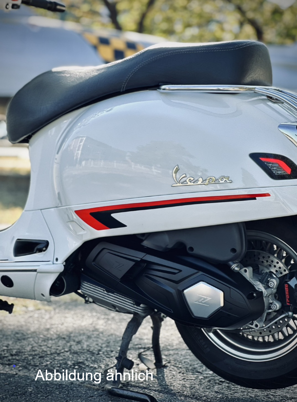 Cover for vario lid ZELIONI for Vespa GTS/GTS Super/GTV HPE 300cc, black glossy