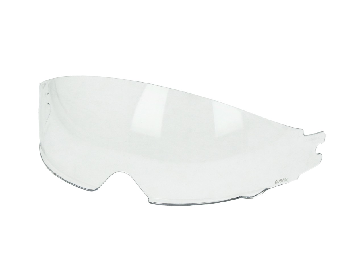 Helmo Milano sun visor, clear, scratch-resistant, anti-fogging