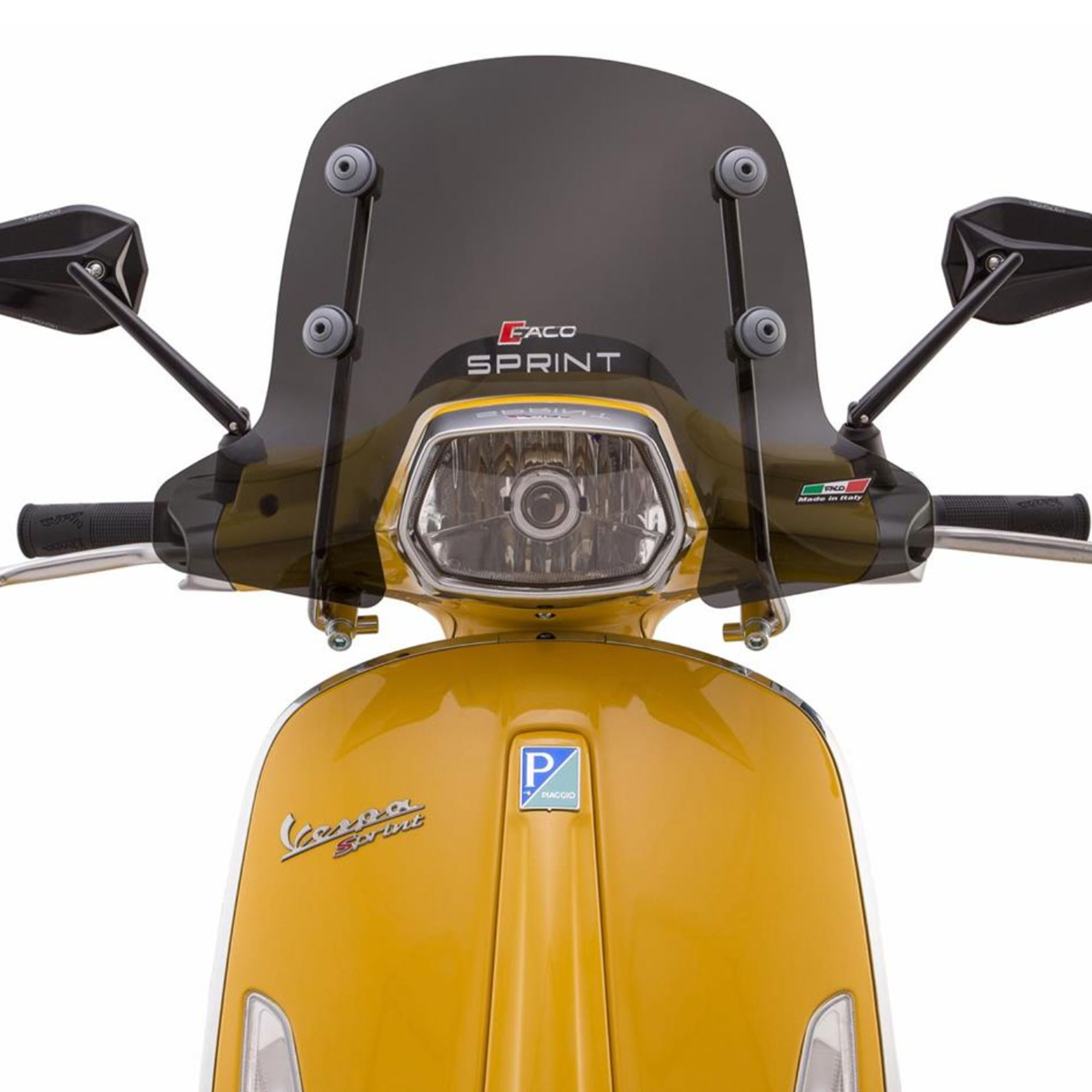 Windshield Faco half high for Vespa Sprint - tinted
