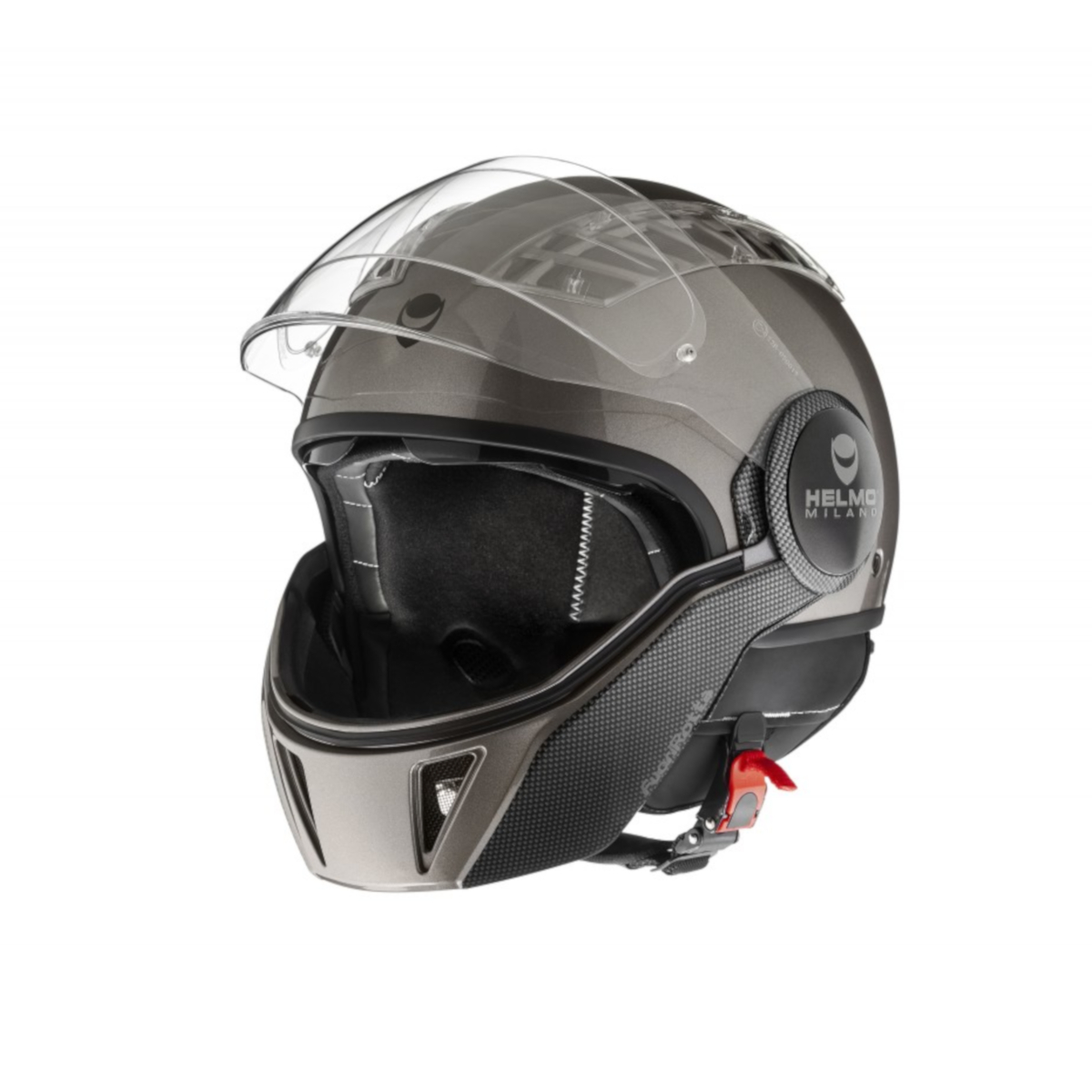 Helmo Milano Full jet helmet, FuoriRotta, gray glossy