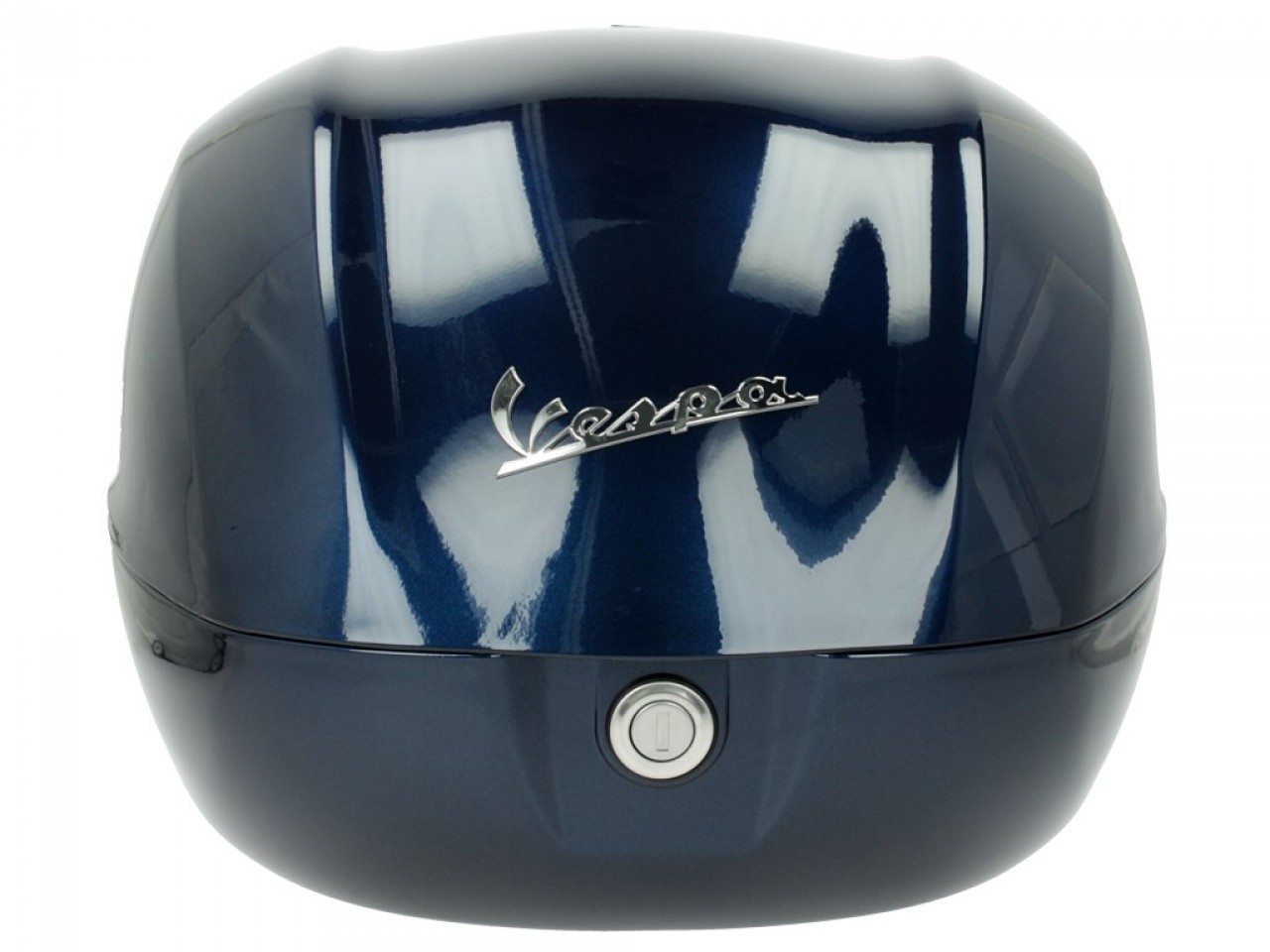 Topcase kit 32L blue midnight (222/A), back cushion beige for Vespa Sprint / Primavera