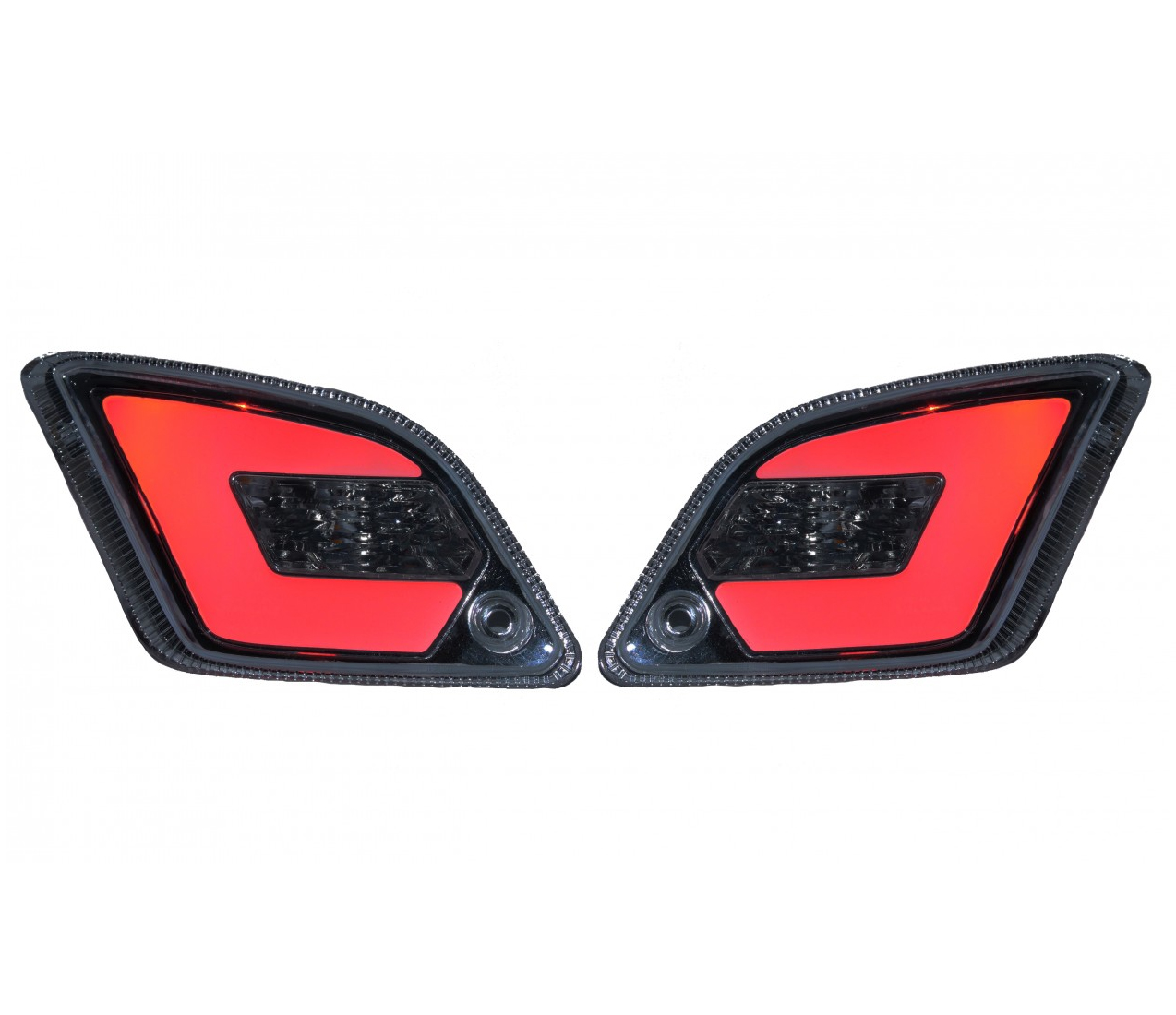 LED turn signal set rear, tinted for Vespa GT, GTL, GTV, GTS 125-300 (2014-2018)