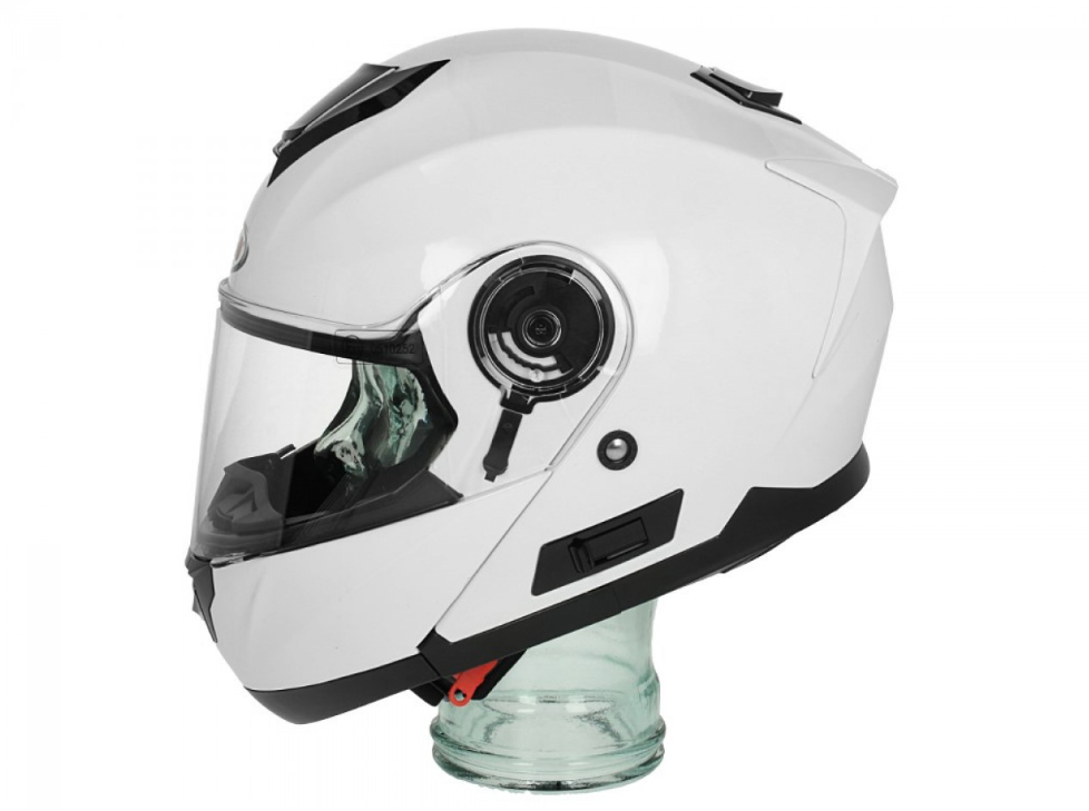 Shiro flip-up helmet, SH507, white