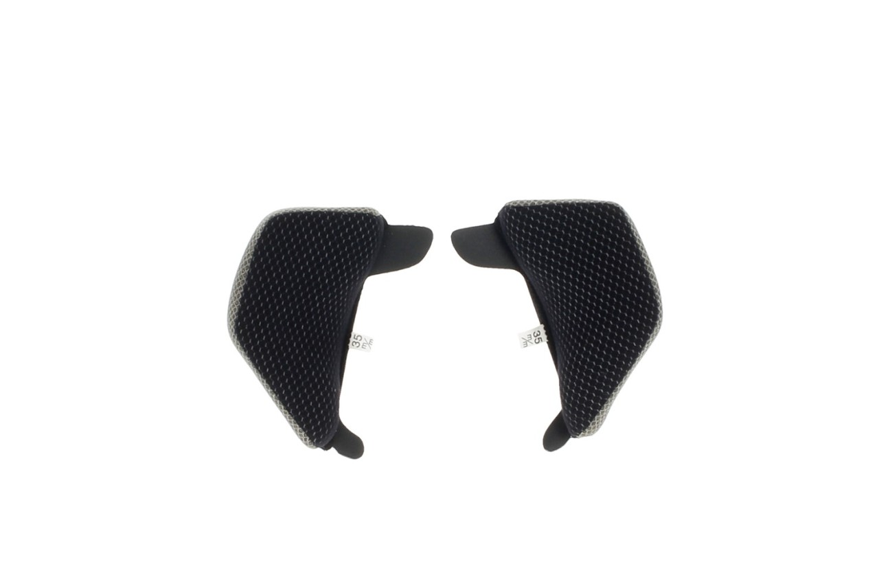 Helmo Milano cheek pads, Oscuro, washable