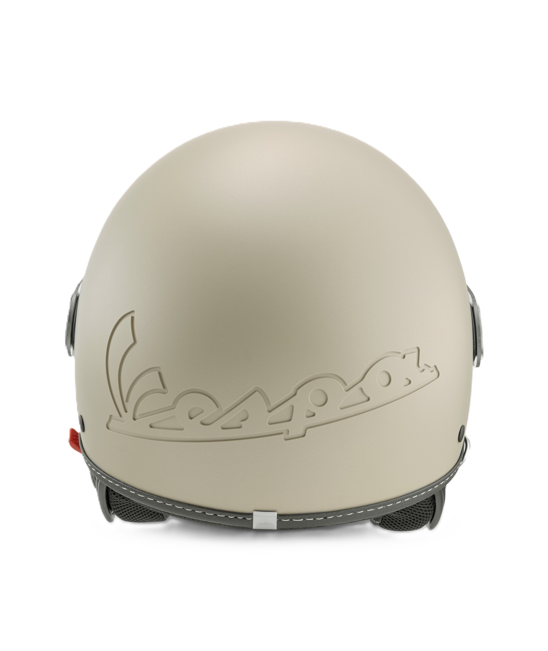 Vespa Open-Face Helmet, Vespa Long-Visor, Matte Beige (598)