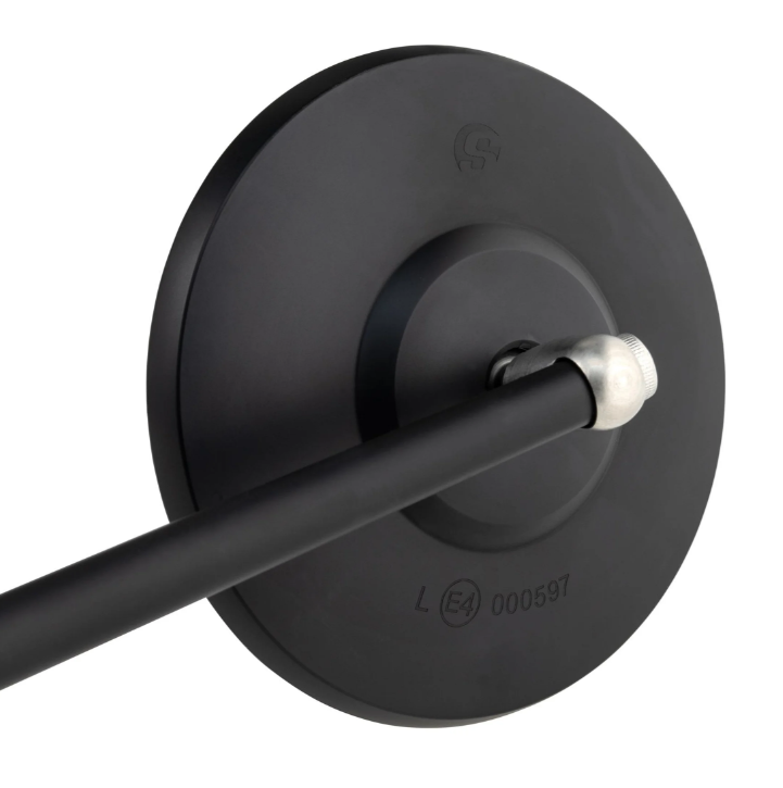 Standard mirror for Vespa, right-hand thread, black matt