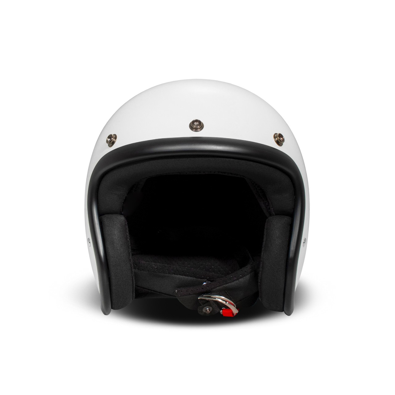 DMD Jet Helmet Retro, white, matt, Solid White, fiberglass, ECE 22.06