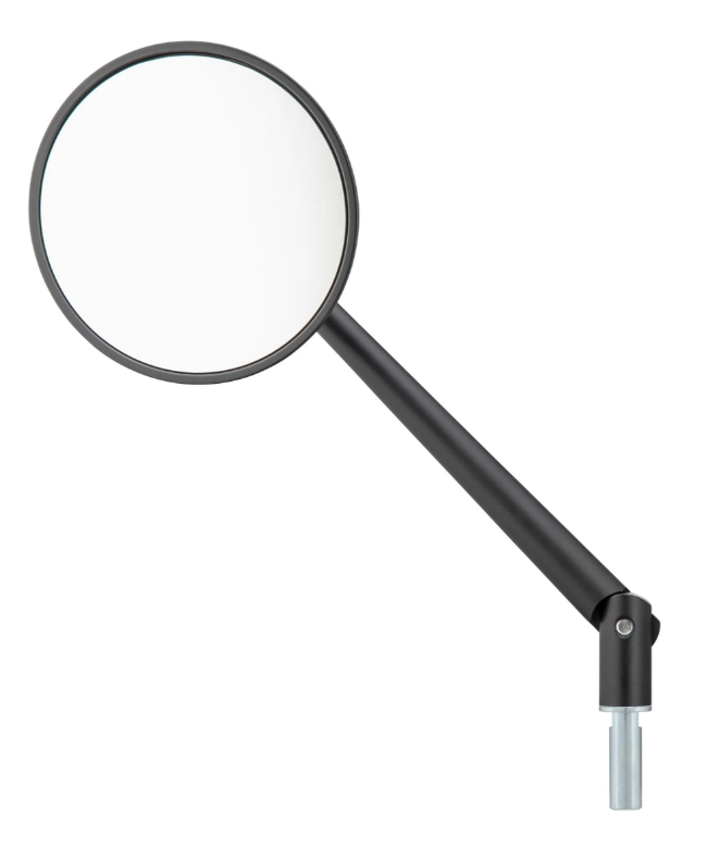 Standard mirror for Vespa, left-hand thread, black matt