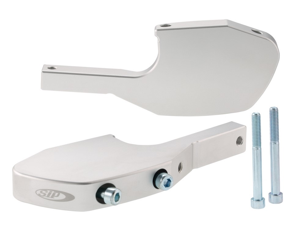 Footrest adapter pillion for Vespa GTS/GTS Super/GTV/GT 60/GT/GT L 125-300ccm, silver matt