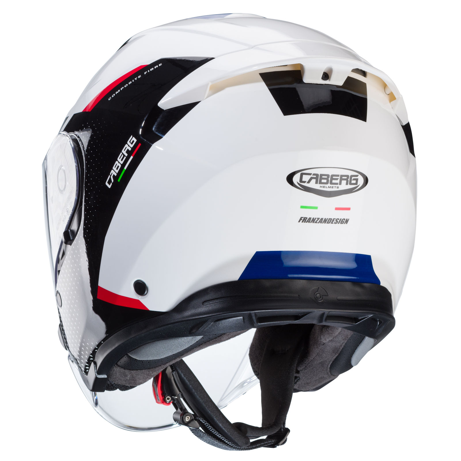 Caberg helmet Flyon II Boss white/black-red-blue