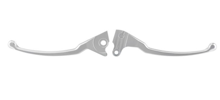 Sport lever set brake left/right for Vespa LX/LXV/S/Primavera/Sprint 50-150cc, silver
