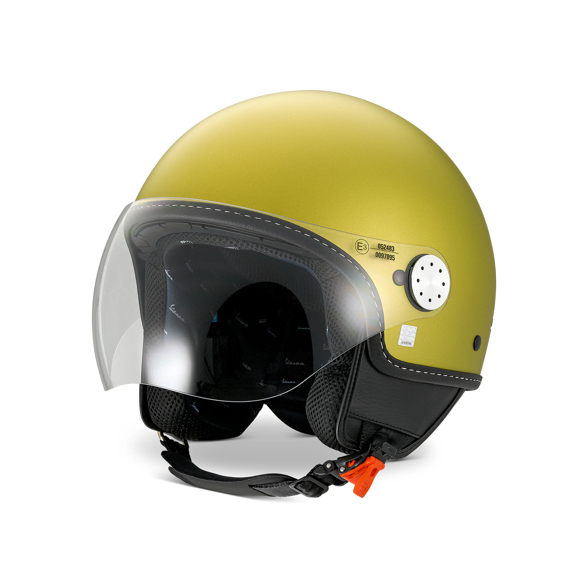 Vespa jet helmet Visor 4.0 green ambizioso matt