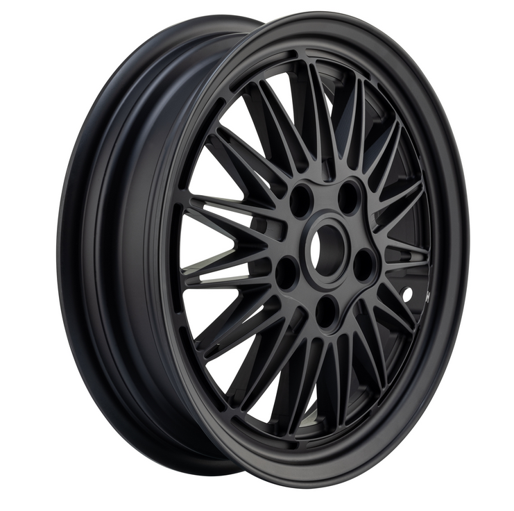 Rim Comb 3 front/rear 12" for Vespa GTS/GTS Super/GTV/GT/946 125-300cc, black
