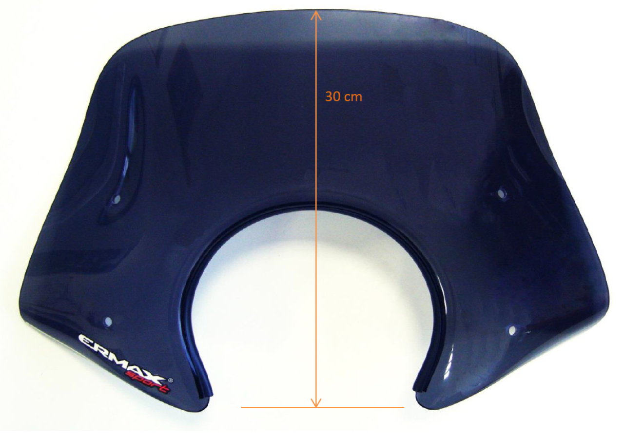 Windshield ERMAX Piccolo H 300 mm for Vespa Primavera 50-150cc 2T/4T, clear