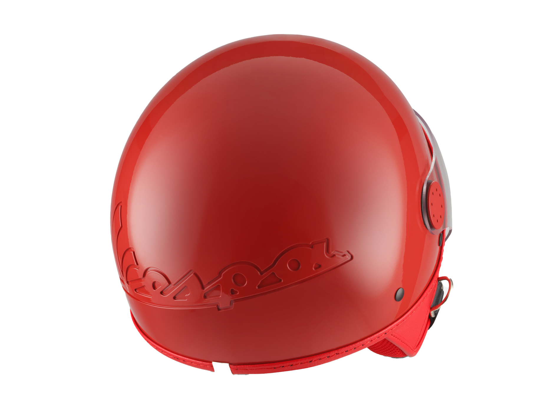 Vespa jet helmet Visor 4.0 red