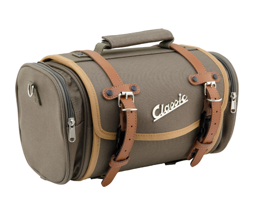 Bag "Classic" small for Vespa, canvas, olive