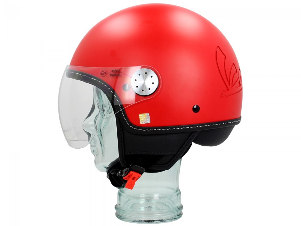 Vespa jet helmet Visor 3.0 red profondo