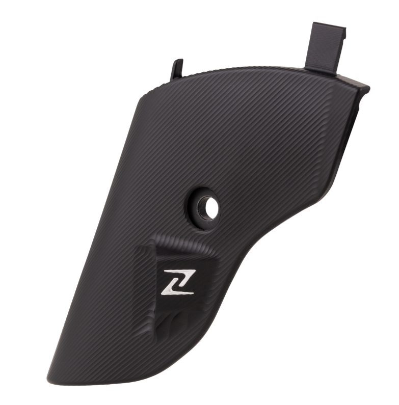 Fork fairing ZELIONI for Vespa Primavera/Sprint/Elettrica 50-150ccm, black anodized