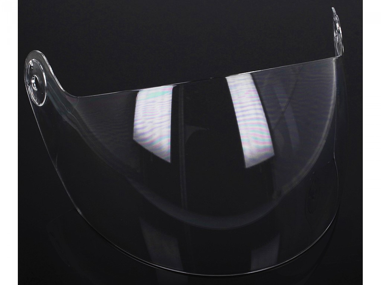 Helmo Milano visor, Turbine helmet, clear, scratch-resistant, long