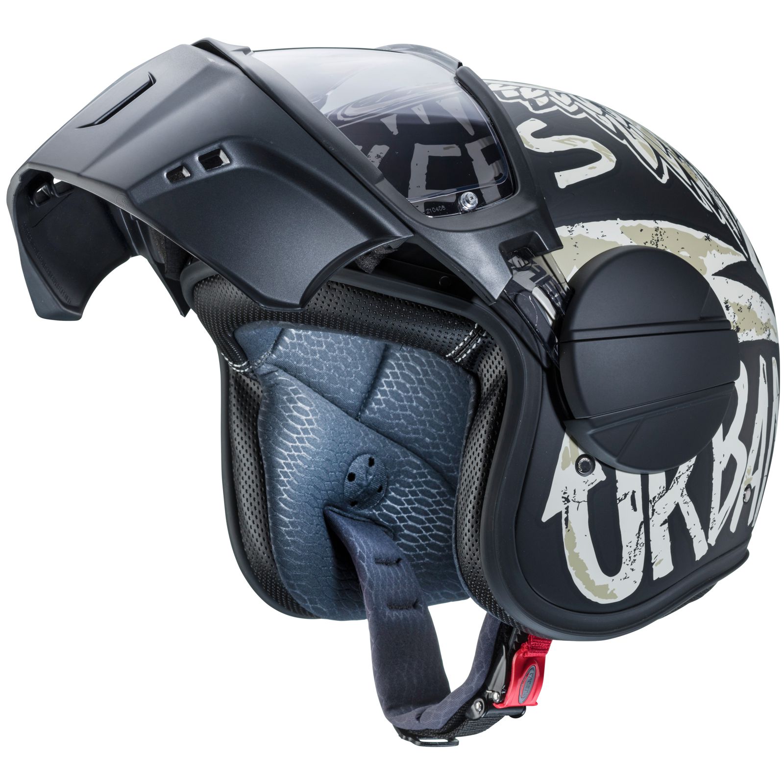 Caberg helmet Ghost Nuke, matte black / gray