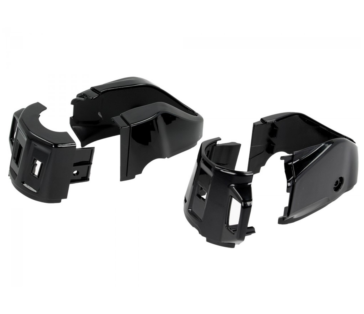Switch housing, black gloss for Vespa Primavera / Sprint (50cc)
