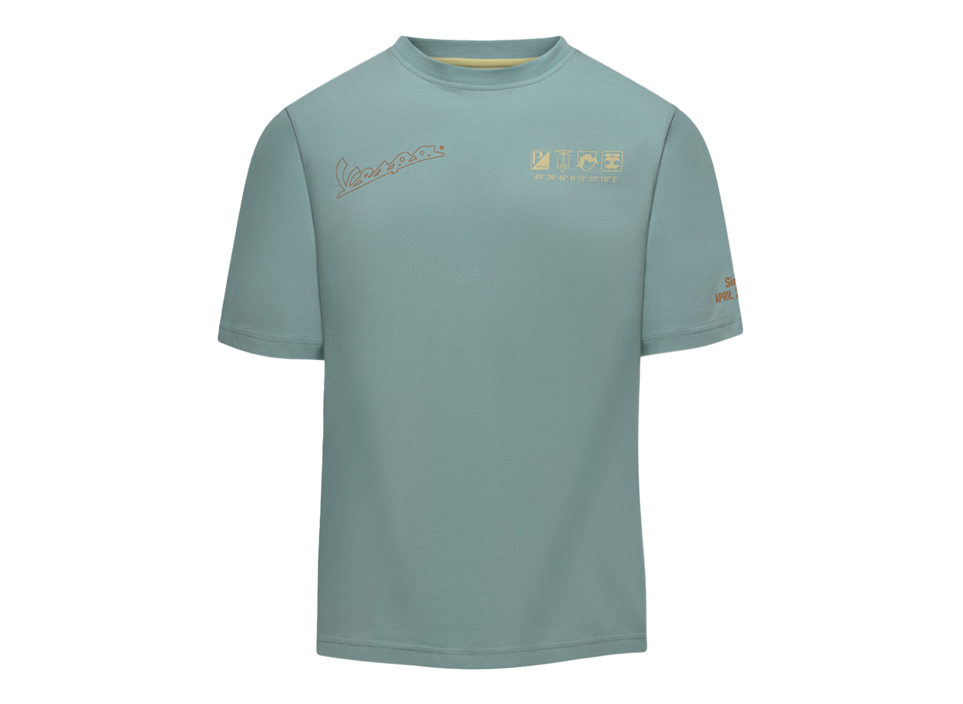 Vespa T-shirt Origin green DEC collection