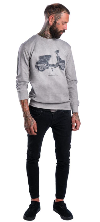 Sweatshirt "Life is better on a Rally", men gray