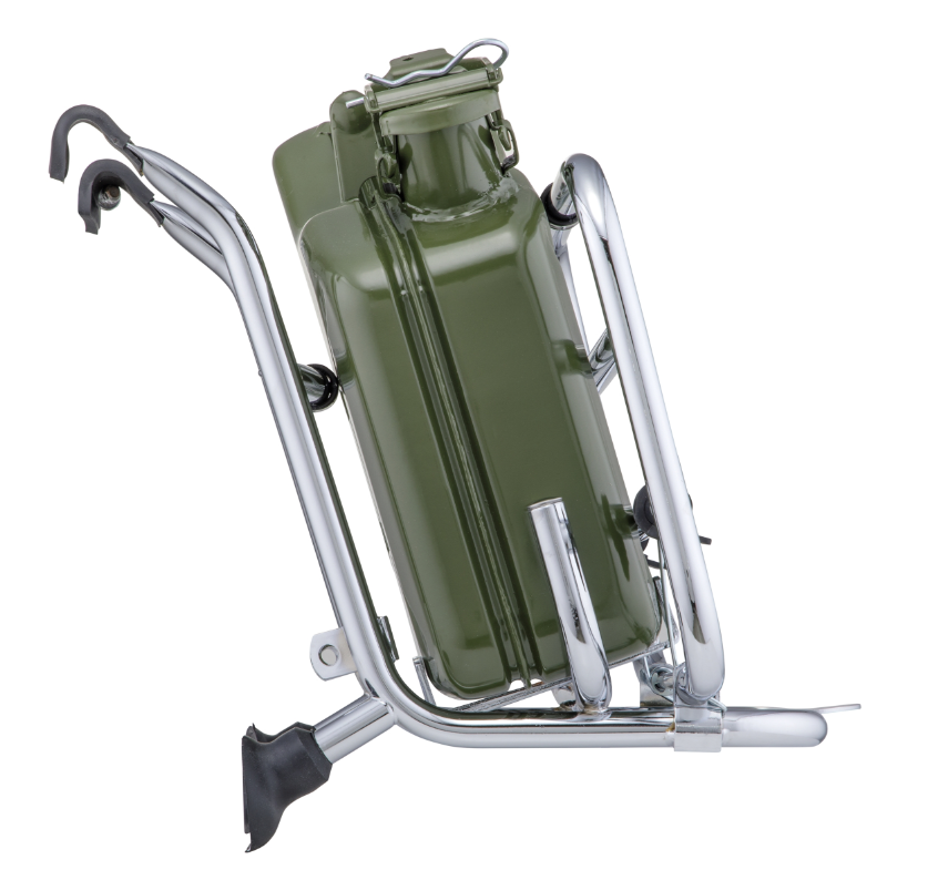 Luggage rack front for Vespa PX 80-200cc, foldable, black