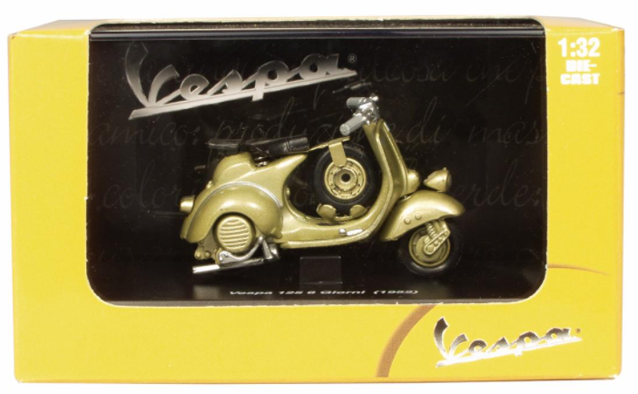 Model Vespa 125 6 Giorni (1952), bronze