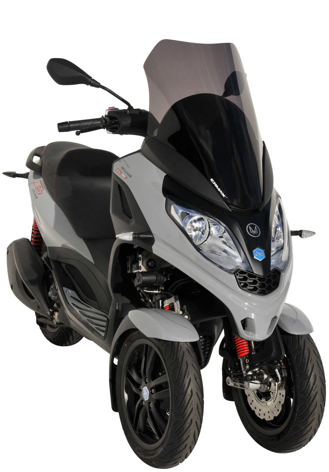 Windshield ERMAX Sport Touring for Piaggio MP3 300 / SPORT HPE (19-), tinted/light black
