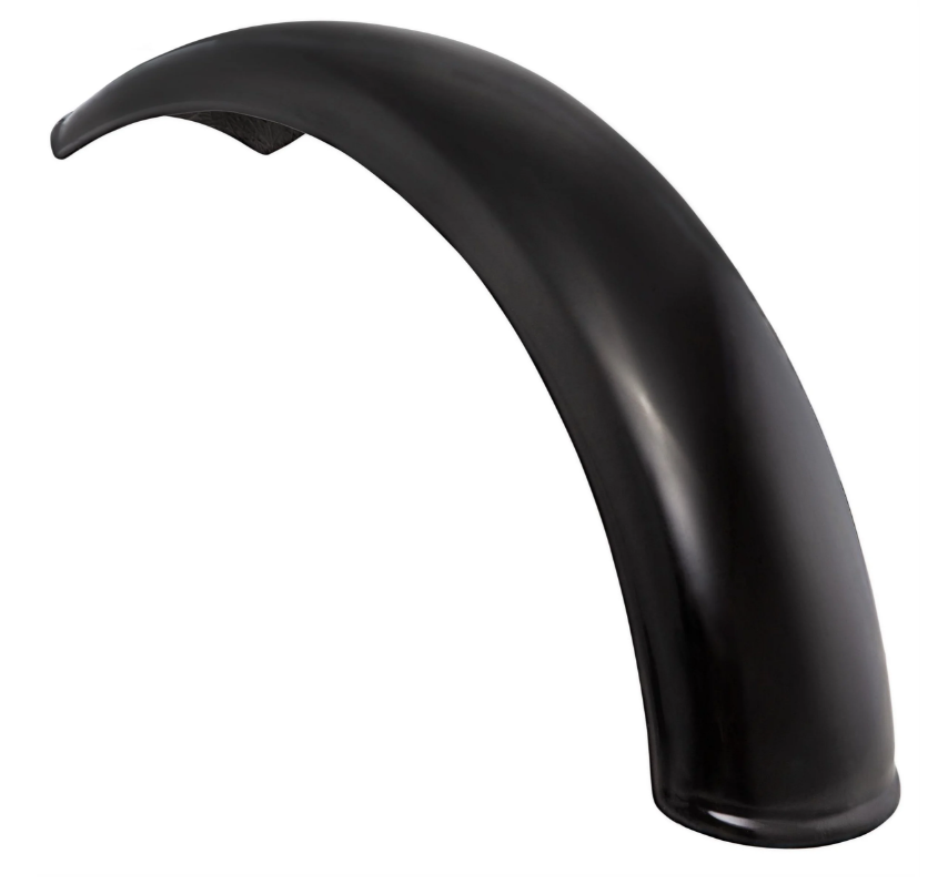 Mudguard Garelli EVO II without bracket, universal for Vespa PX 80-200cc, GRP, black
