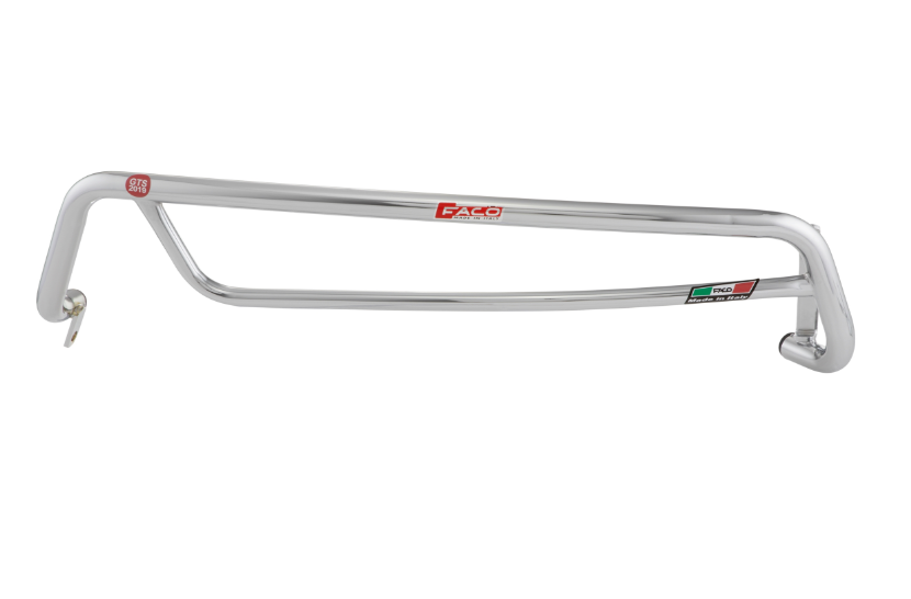 Crash bar side hood rear for Vespa GTS 300cc HPE ('19-), chrome
