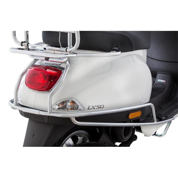 Crash bar rear chrome for Vespa ET2/ET4/LX/LXV/S 50-150cc Cuppini