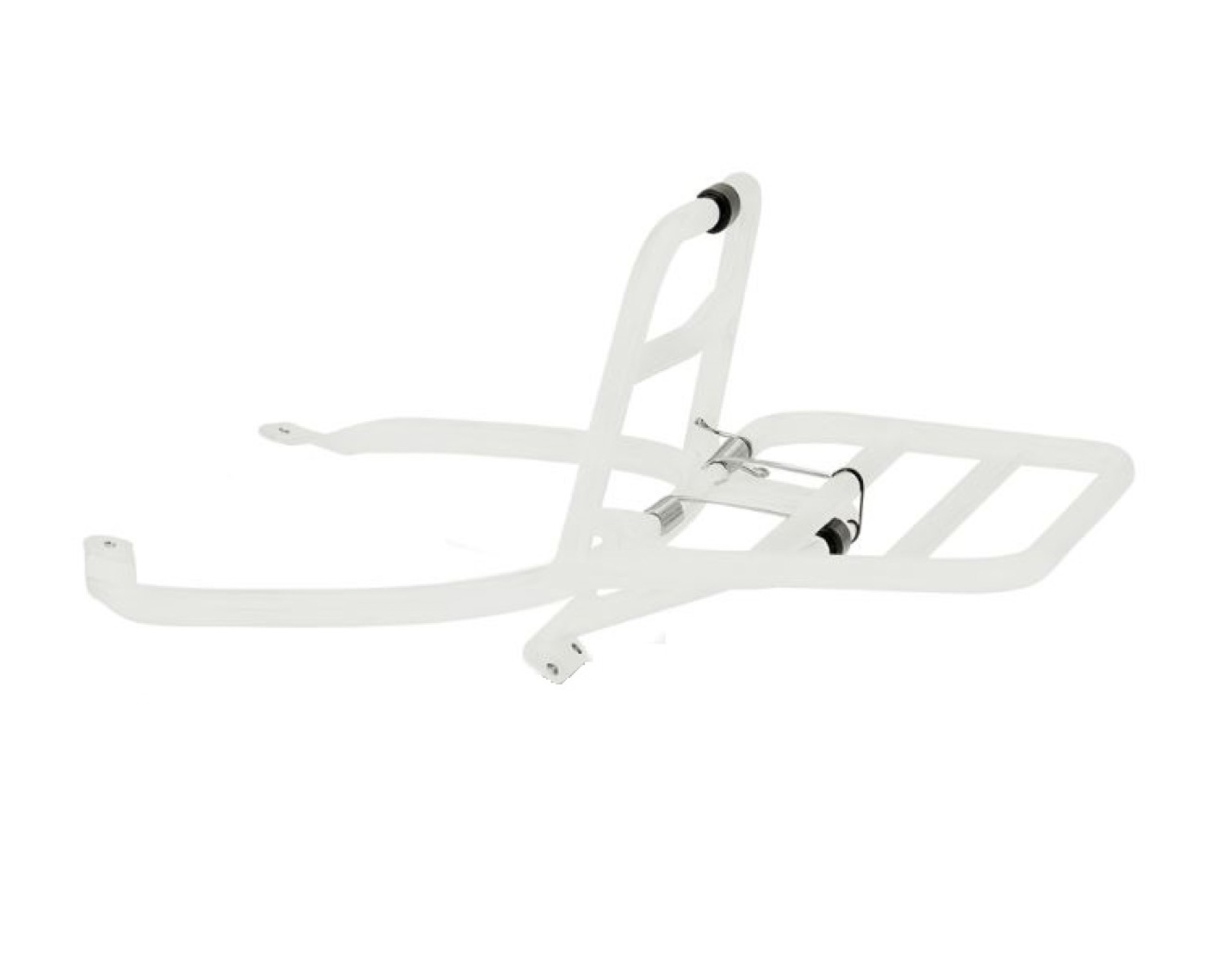 Luggage rack Justin Bieber white rear Foldable for Vespa Sprint