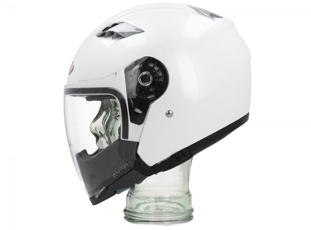 Shiro modular helmet, SH414, system, white