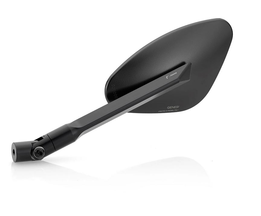 Mirror RIZOMA Genesi left for Vespa, black anodized