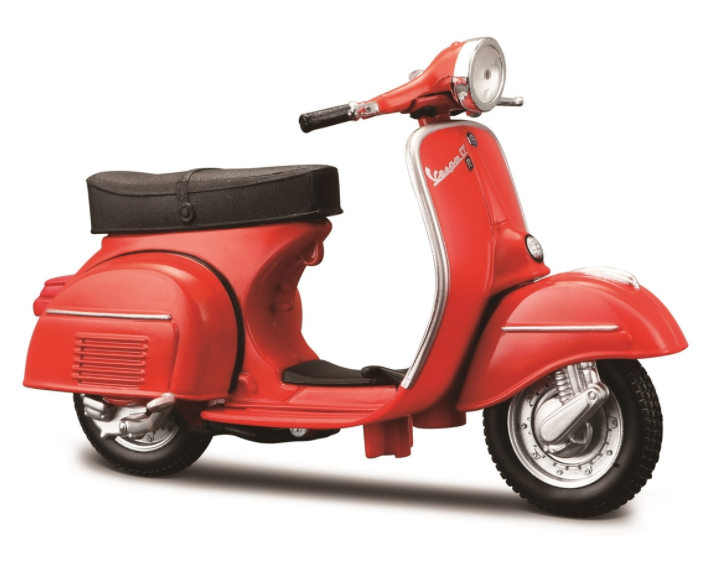 Model Vespa 125 GTR (1968), red
