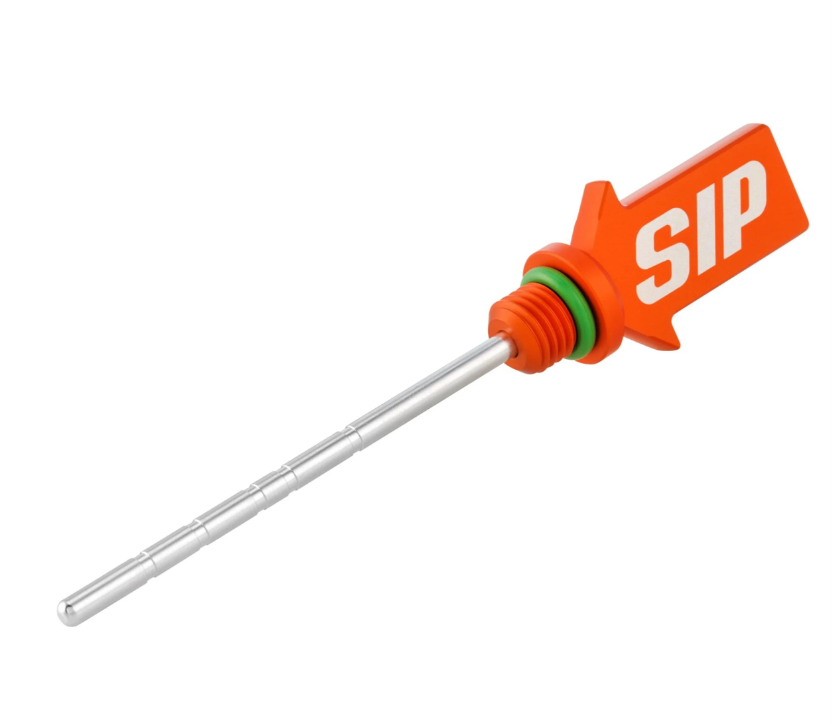 Oil dipstick transmission oil, orange matt