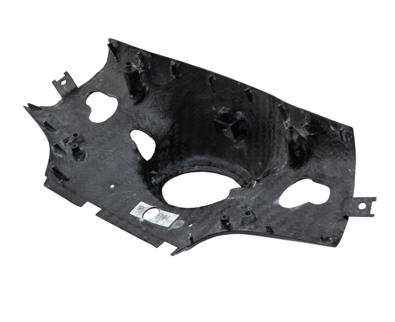 Handlebar fairing bottom for Vespa Sprint 50-150cc Carbon