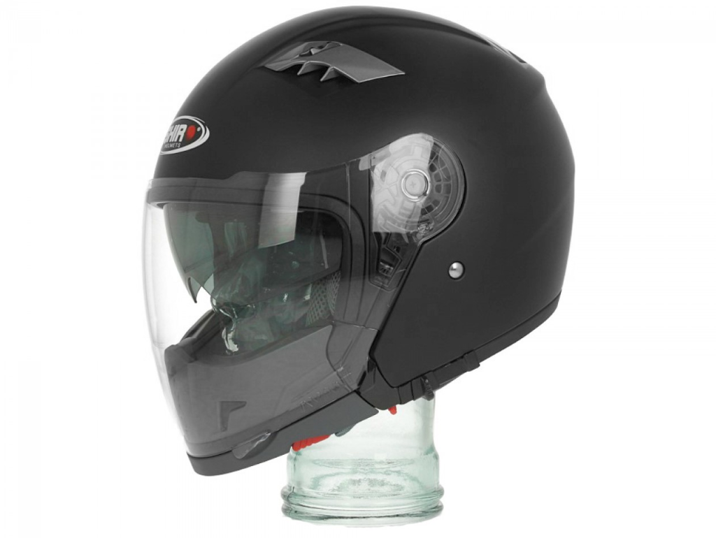 Shiro modular helmet, SH414, system, black matt