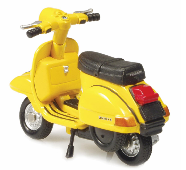 Model Vespa P200E (1978), orange