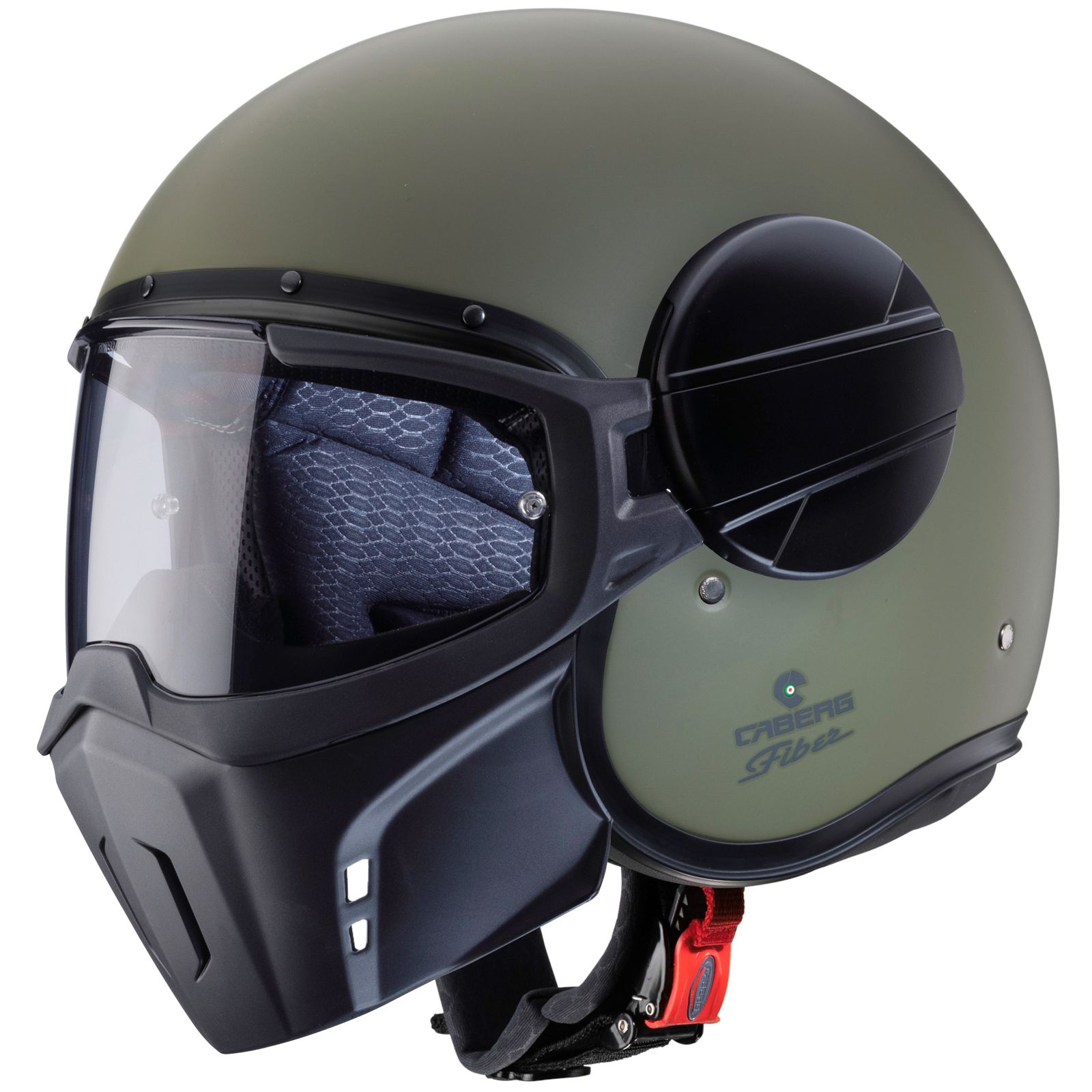 Caberg helmet Ghost, matte green