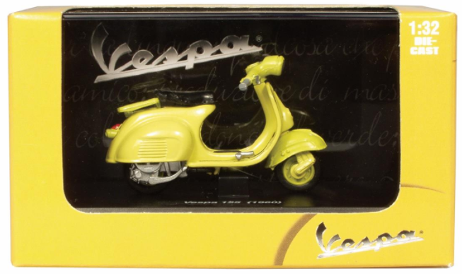 Model Vespa 125 (1960), yellow