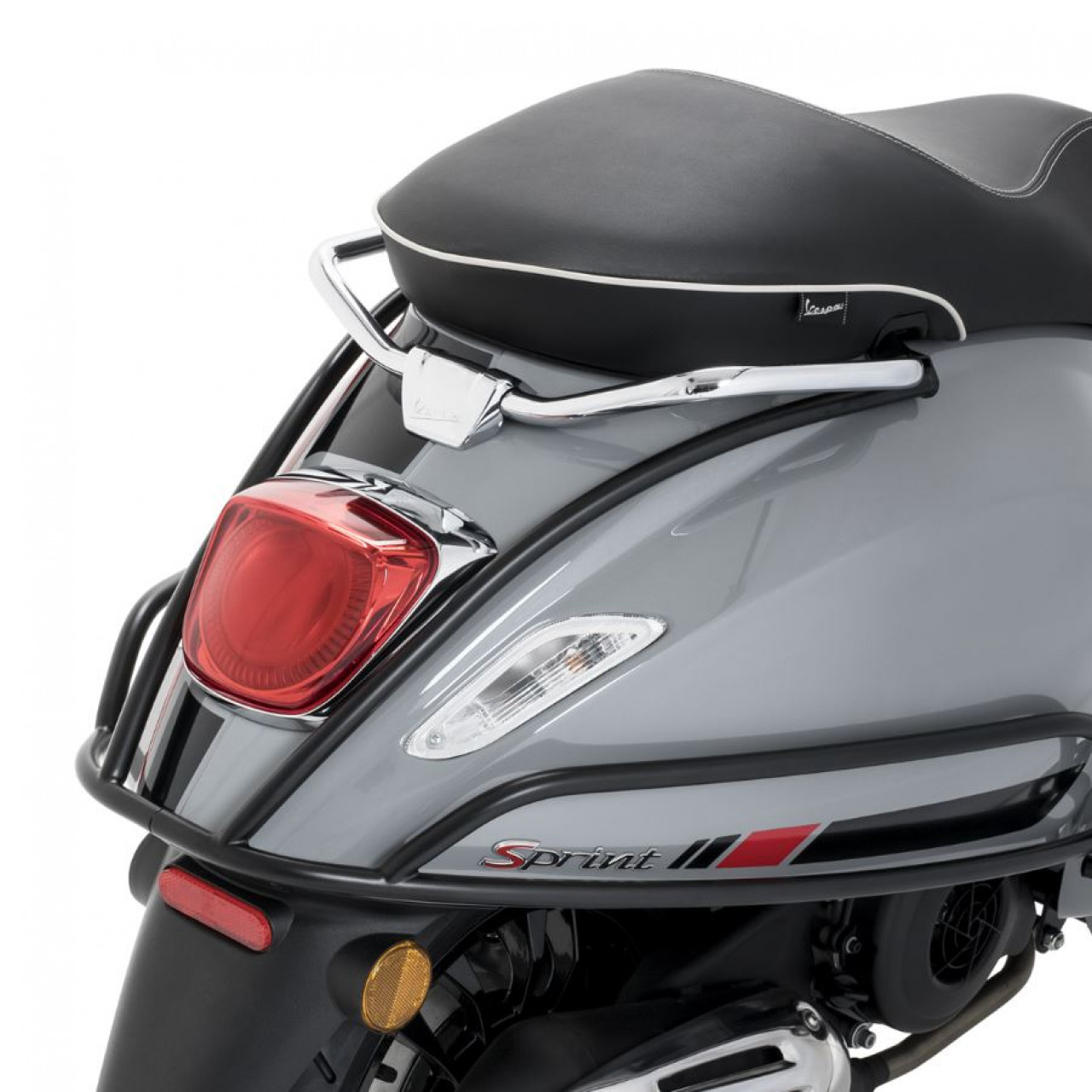 Crash bar rear Vespa Primavera / Sprint / Elettrica - black