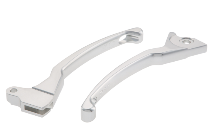 Sport lever set brake left/right for Vespa LX/LXV/S/Primavera/Sprint 50-150cc, silver