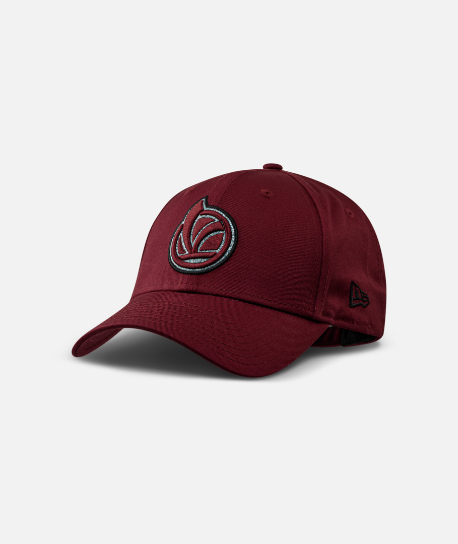 Vespa baseball cap DEC Glitter New Era 9Forty red