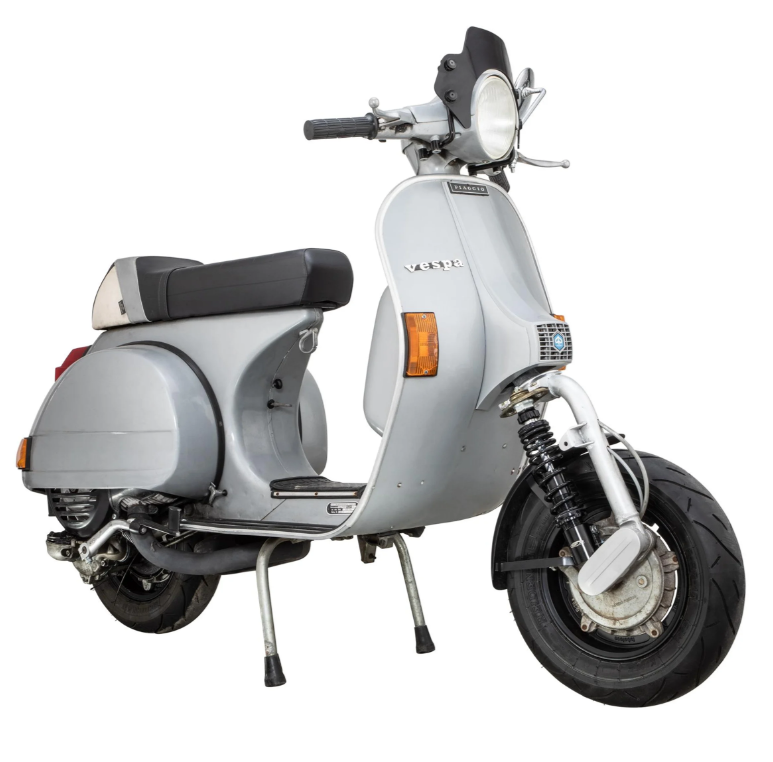 Mudguard Garelli Race EVO II for Vespa PX 80-200cc, GRP, black